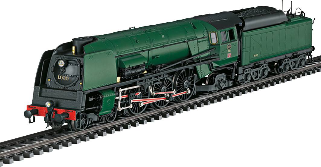 TRIX H0 25480 Locomotora de vapor serie 1, SNCB, Ep. III