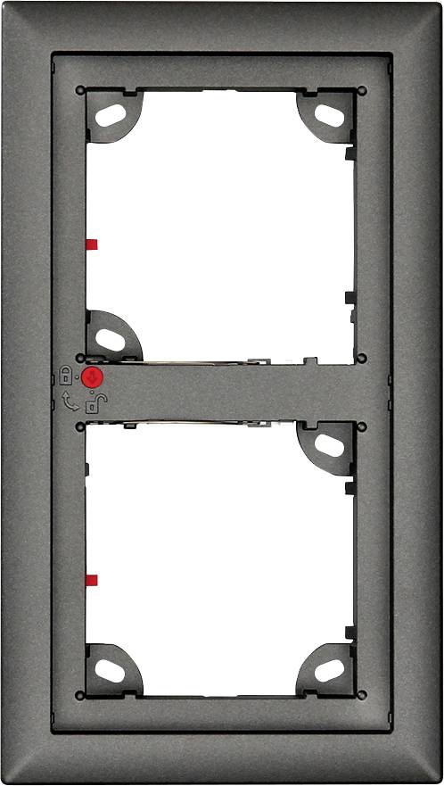 Mobotix MX-OPT-Frame-2-EXT-DG Accesorios de intercomunicador de puerta Accesorios de montaje Gris oscuro