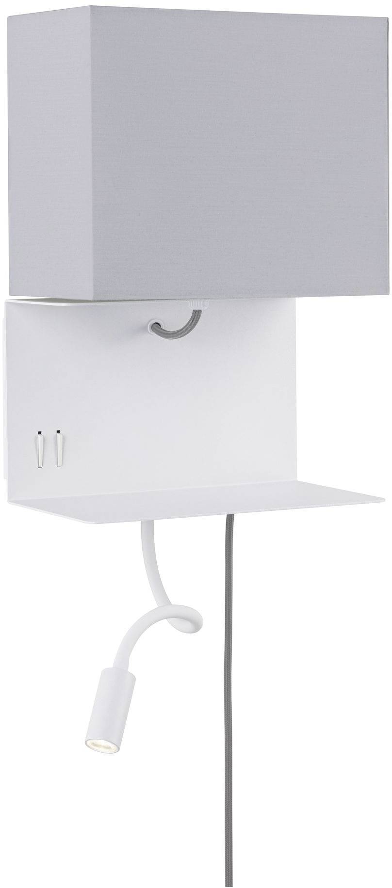 Paulmann Merani 78913 Apliques LED de pared E27 2.5 W LED Gris, Blanco-6