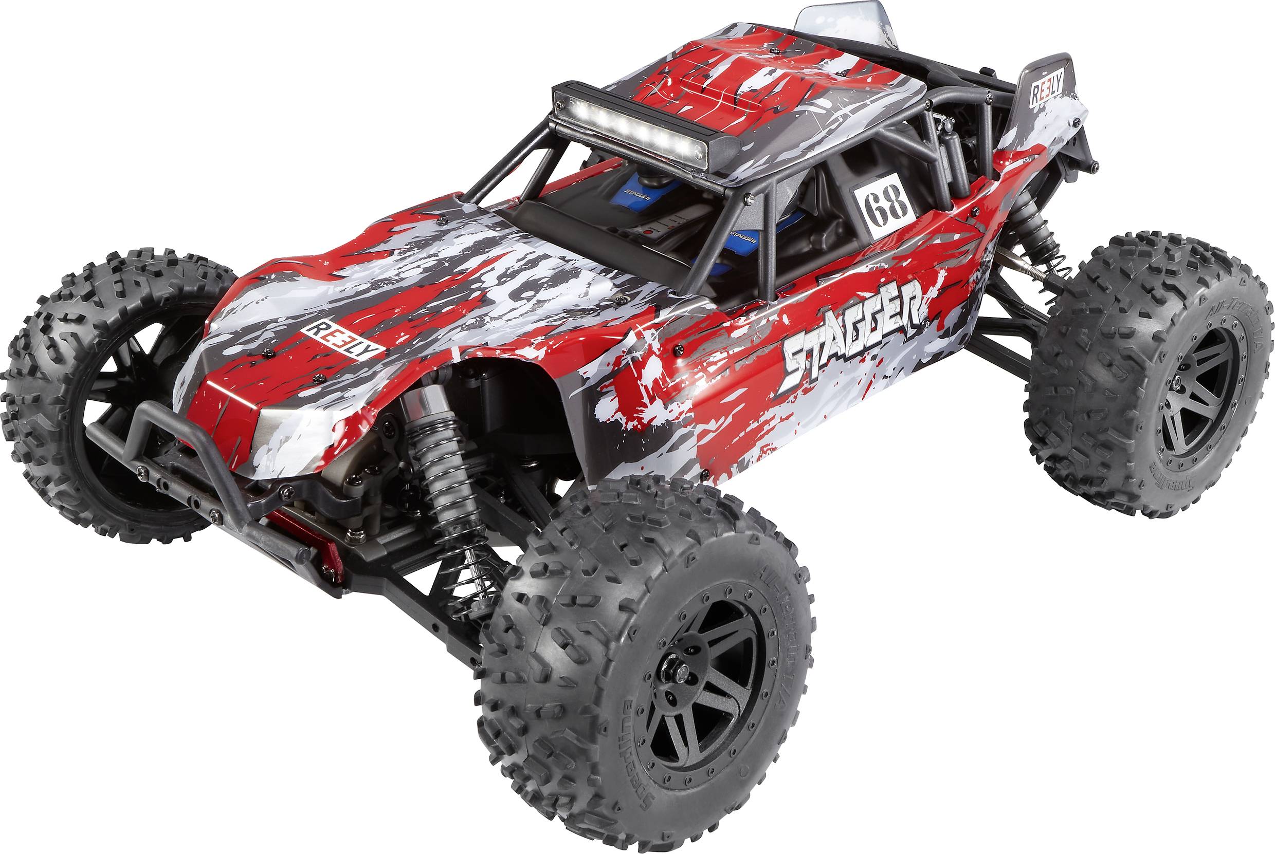 Reely Stagger 1:10 Maqueta de coche de RC Eléctrico Buggy Tracción total (4WD) Kit de montaje-0