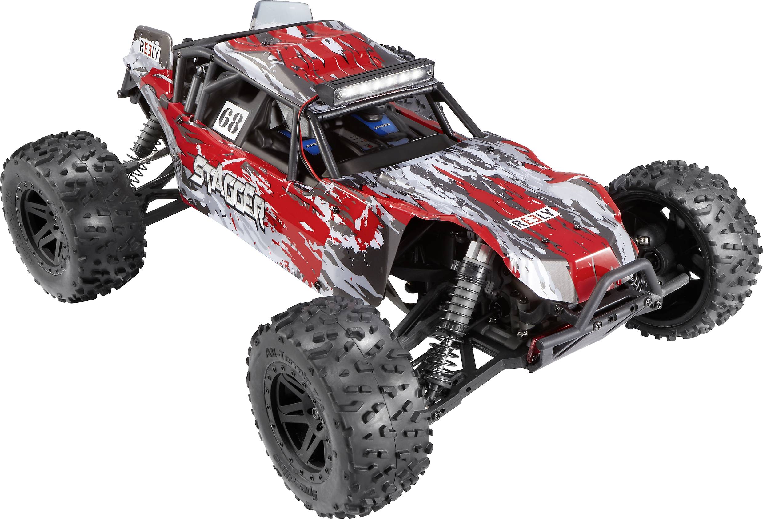 Reely Stagger 1:10 Maqueta de coche de RC Eléctrico Buggy Tracción total (4WD) Kit de montaje-1
