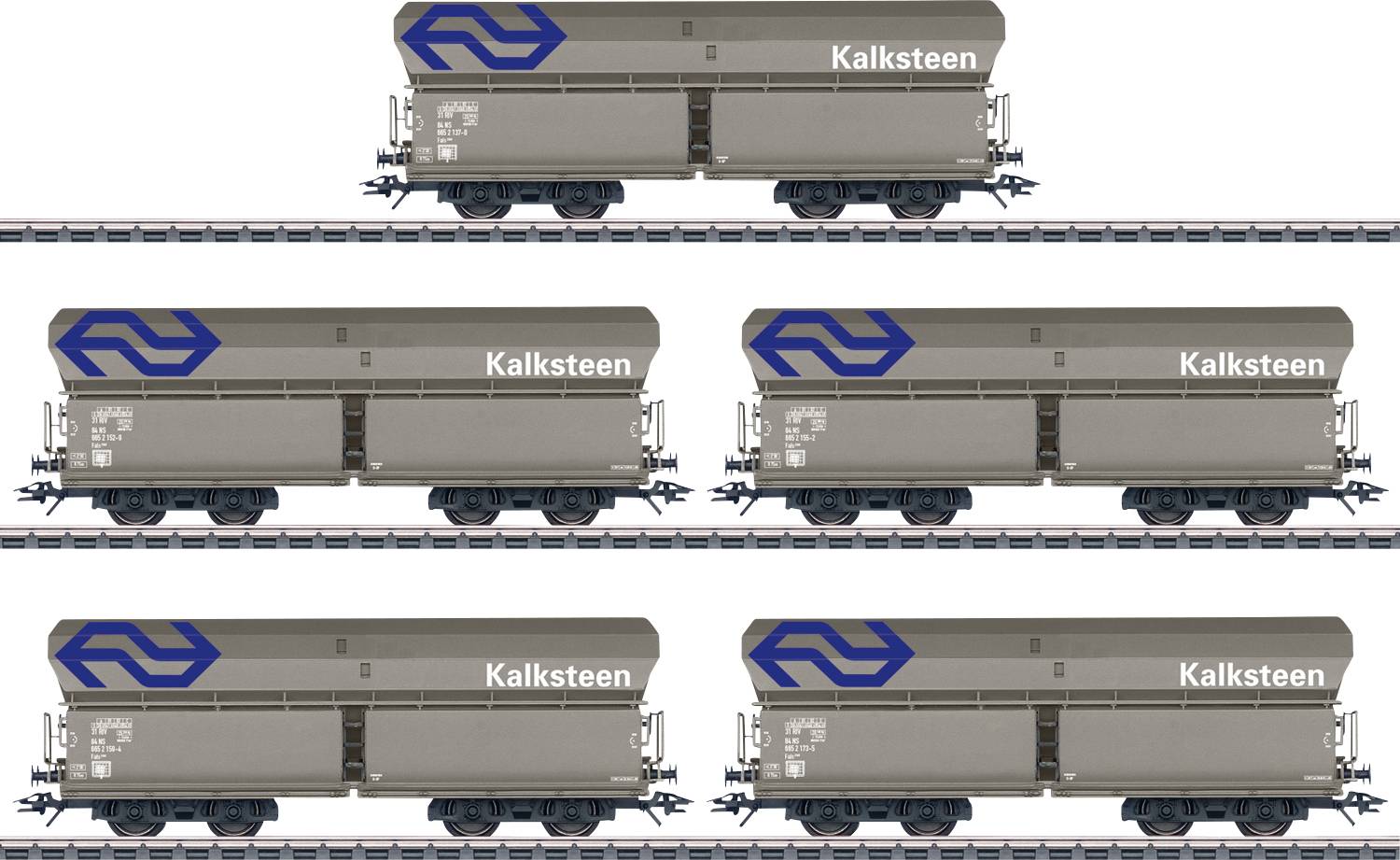 Märklin 046268 Set de vagones de mercancías Fals of the NS, 5 uds.