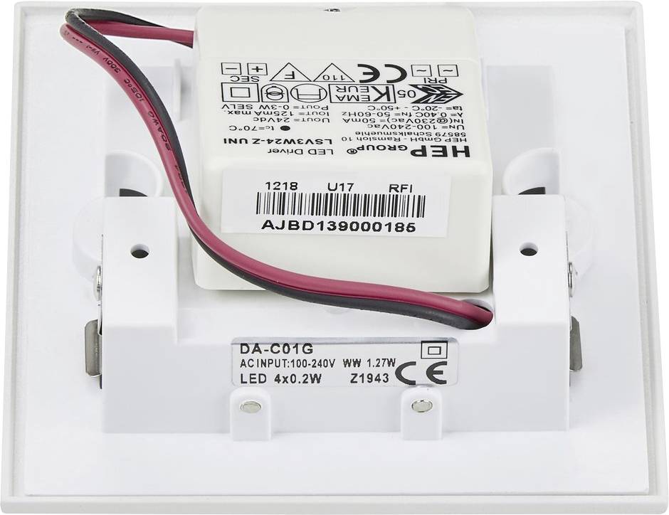 SLV 1002982 MOBALA Lámpara de encastre LED LED instalado de forma fija 1.3 W Blanco-3