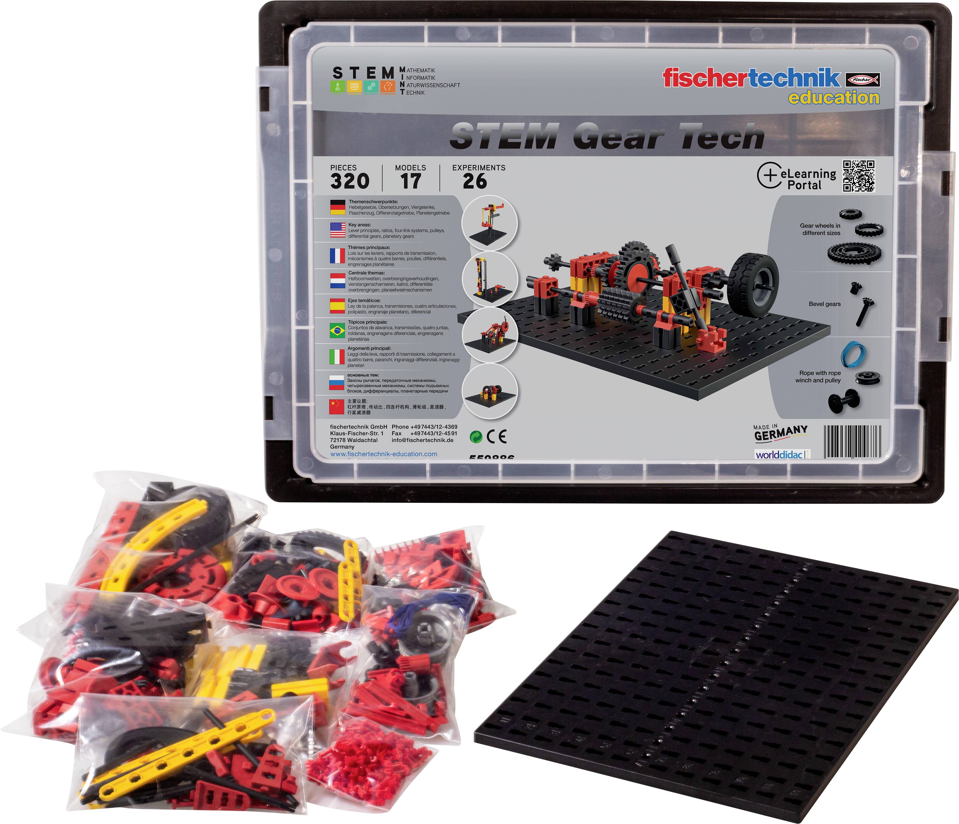 fischertechnik education 559886 STEM Gear Tech Kit de montaje