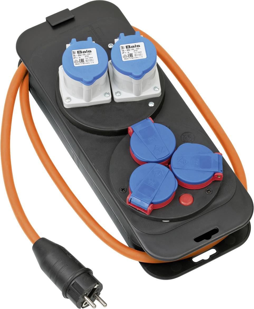 Brennenstuhl Distribuidor de corriente CEE 1151600040 1151600040 230 V 16 A-0