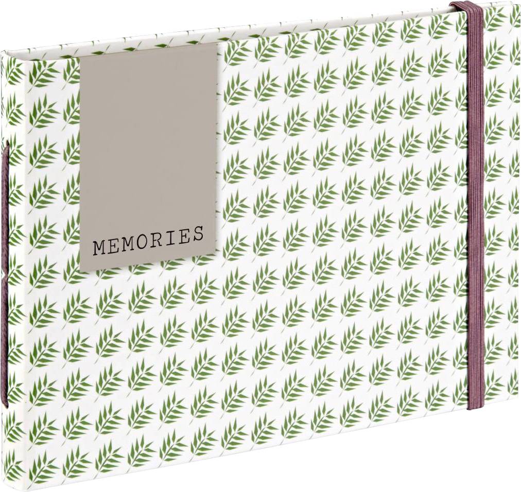 Hama 2395 Álbum de fotos (Anch. x Alt.) 18 cm x 13 cm Blanco, Verde 20 Lados