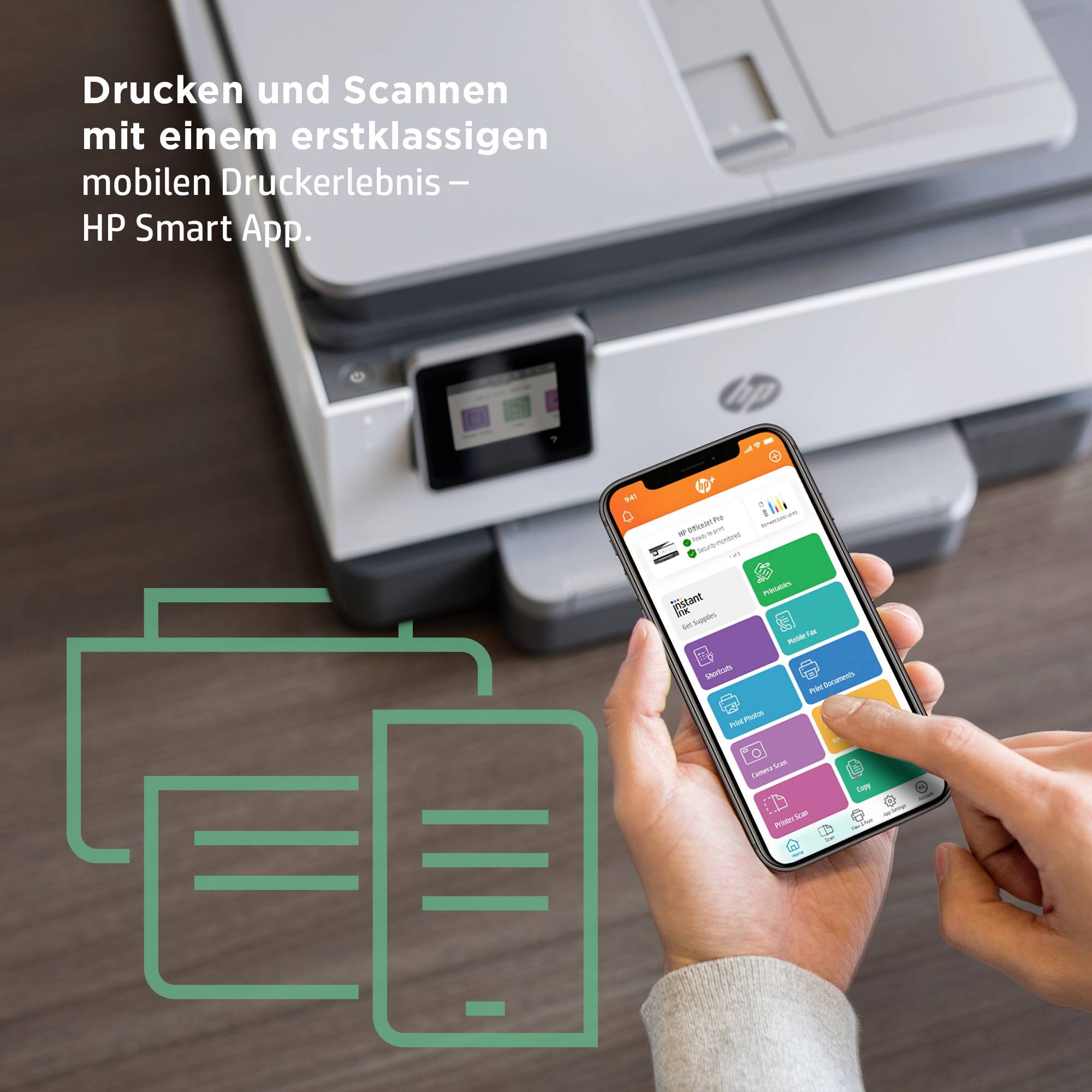 HP OfficeJet Pro 9010 e Impresora multifunción Inyección de tinta Color A4 Impresora, escáner, fotocopiadora, fax Tinta -12