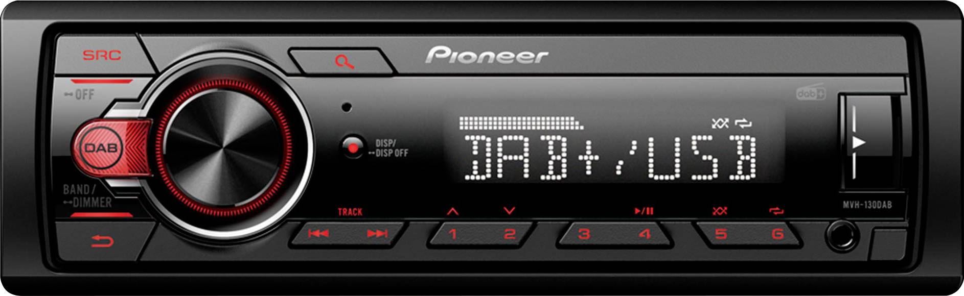 Pioneer MVH-130DAB Autoradio Sintonizador DAB+-0
