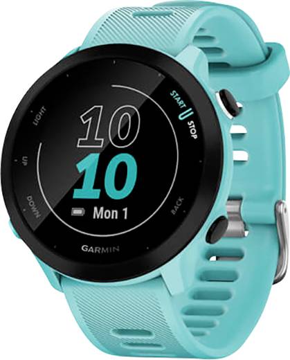 Garmin Forerunner 55 GPS, EU, Aqua Reloj GPS 42 mm Turquesa-0