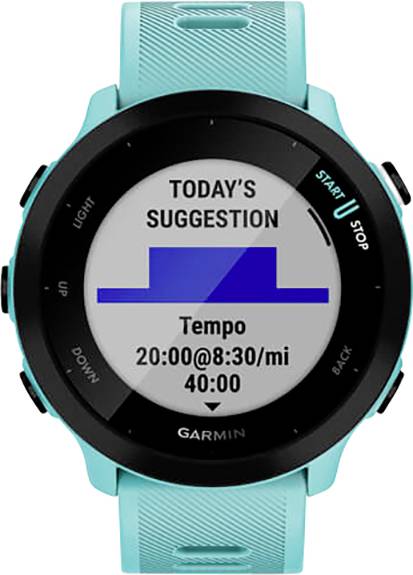 Garmin Forerunner 55 GPS, EU, Aqua Reloj GPS 42 mm Turquesa-1