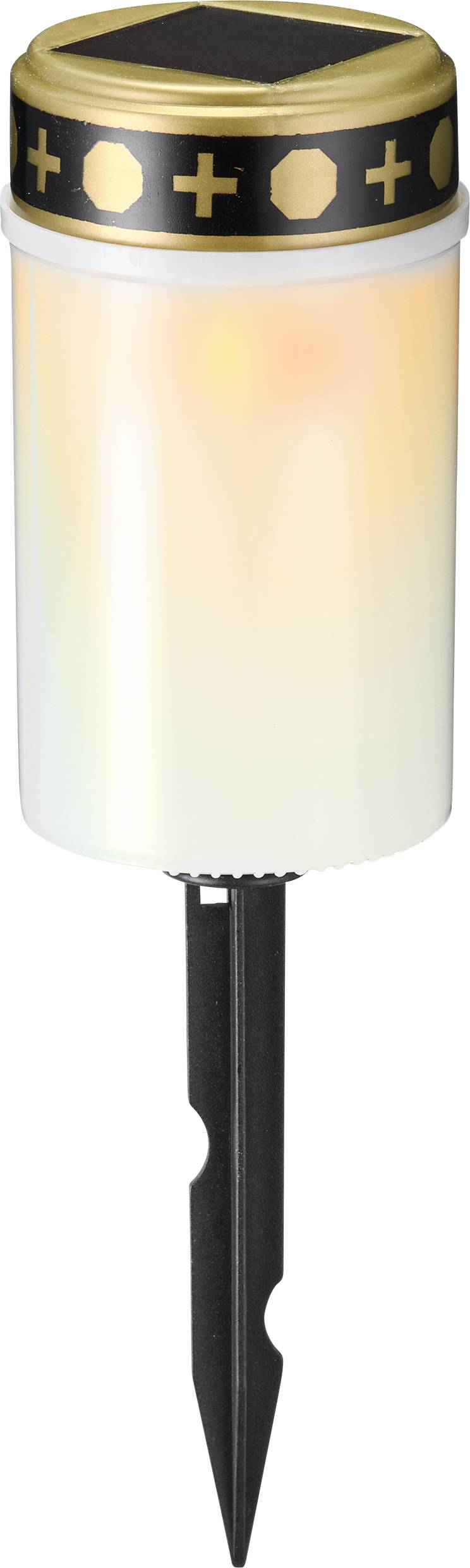 WS-SGW02 Vela de cementerio solar LED 0.06 W Amarillo Blanco-0