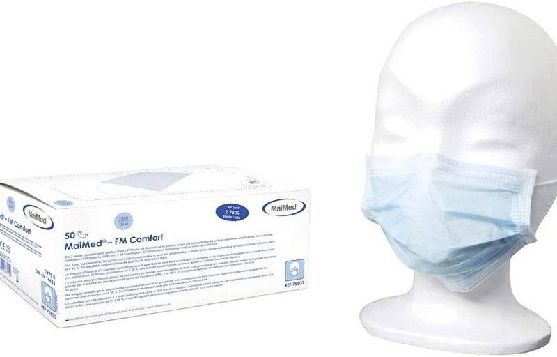 MAI MED FM Comfort 75503 Protección de boca y nariz ohne Filter 50 UD(S).-0