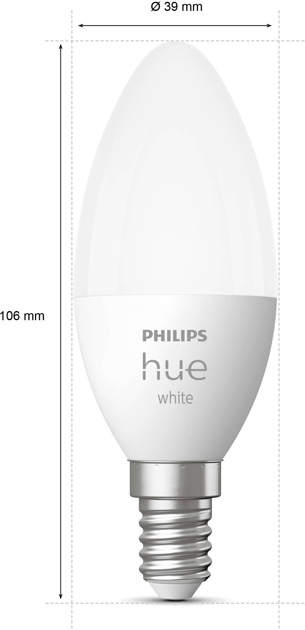 Philips Hue Hue Luminaria LED (2.º juego) 871951432062800 Clase de eficiencia energética: F (A - G) Hue White Doppelpack-10