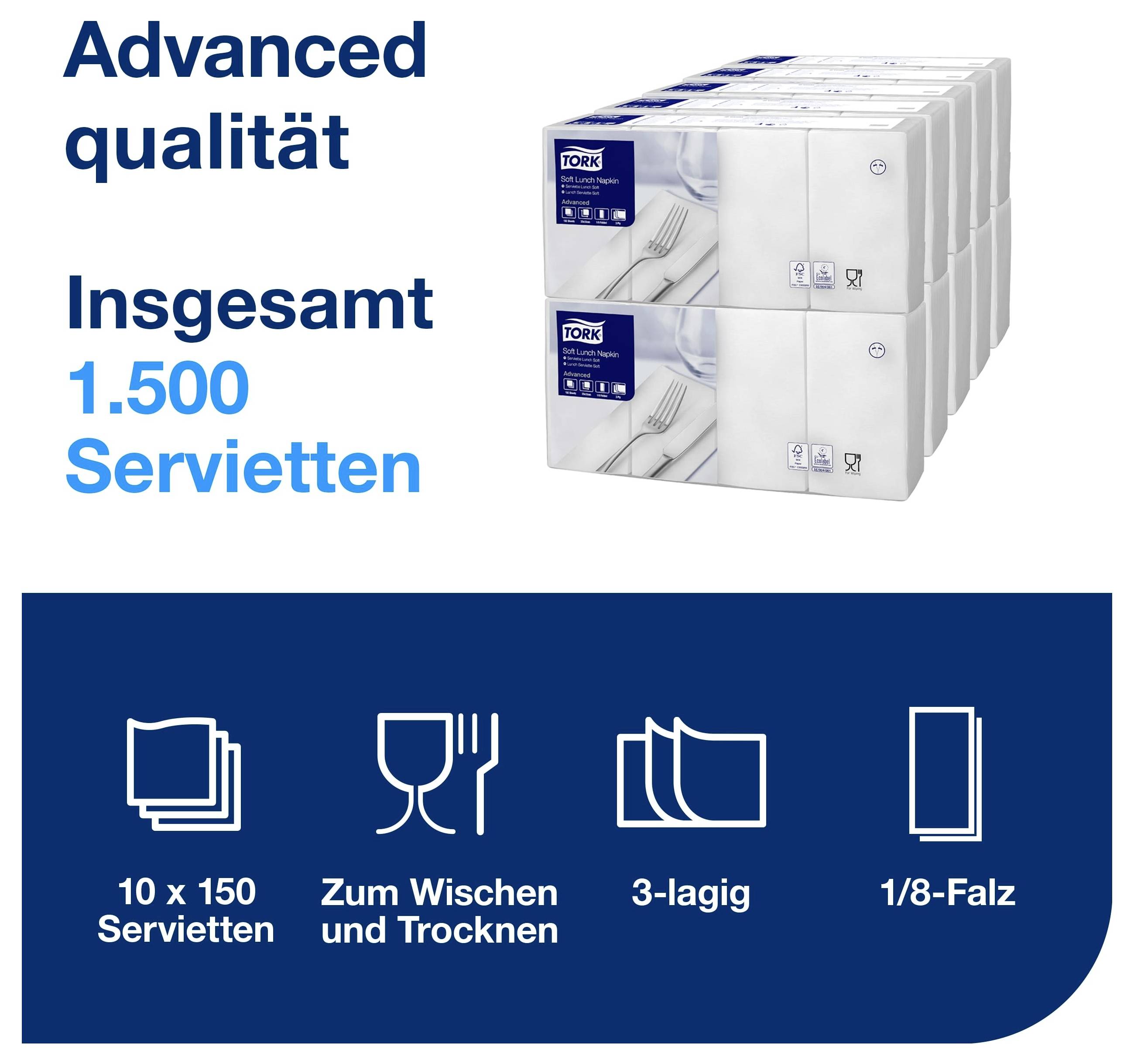 TORK Servilleta de papel 477416 1500 UD(S).-1