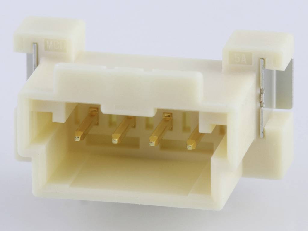 Molex Regleta de conectores macho encastrable (estándar) Número de series: 1 Número de polos por serie: 4 5600200430 1 UD(S). Tape on Full reel
