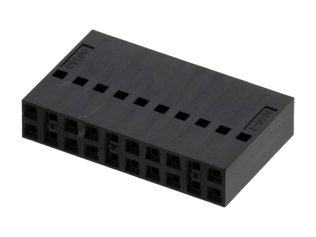 Molex Cable de caja de enchufe Número total de polos 20 Dimensión modular: 2.54 mm 901430020 1 UD(S). Bag