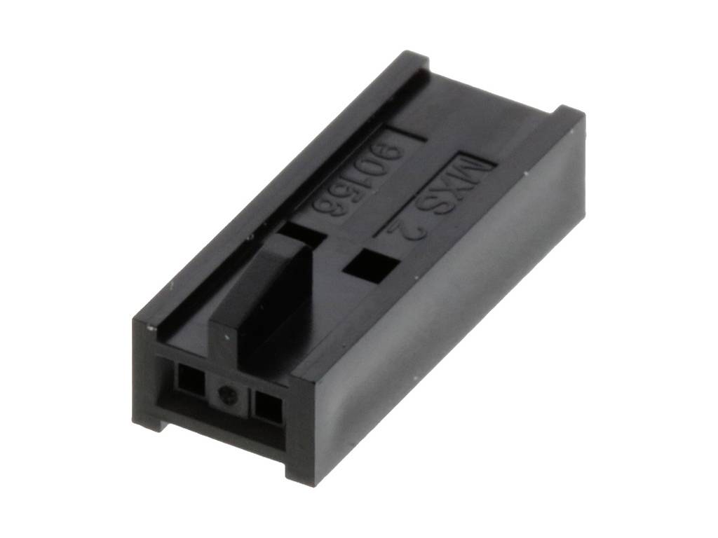 Molex Cable de caja de enchufe Número total de polos 2 Dimensión modular: 2.54 mm 901560142 1 UD(S). Bag