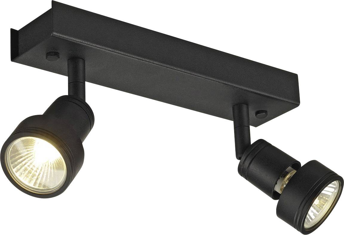 SLV 147370 PURI Plafón, Apliques de pared LED, Halógeno GU10 Schwarz-1