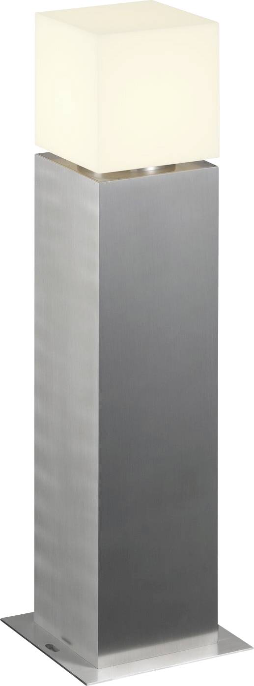 SLV 1000345 SQUARE POLE 60 Lámpara solar de pie para exteriores E27 Acero inoxidable-0