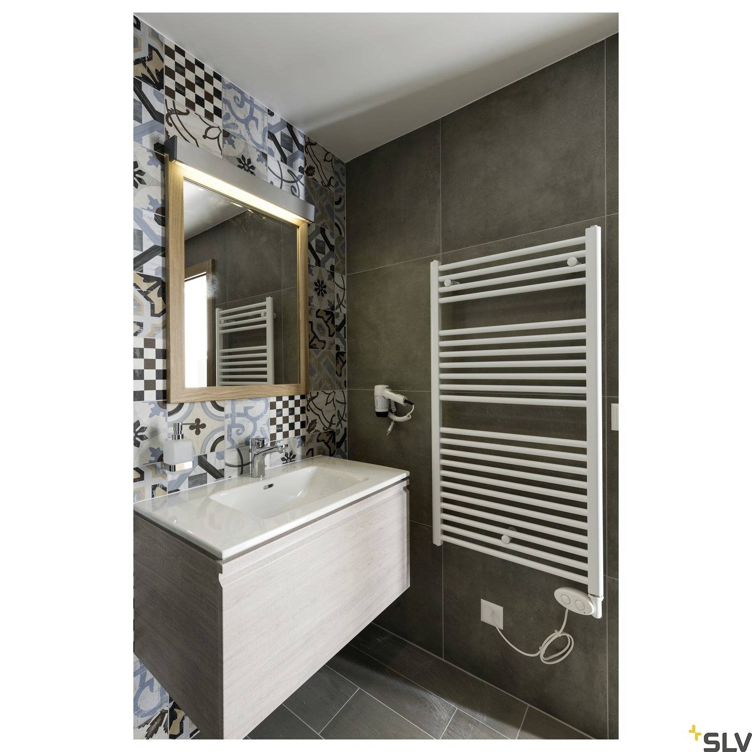 SLV 1001300 L-LINE 60 Apliques de pared LED LED instalado de forma fija Plata-2