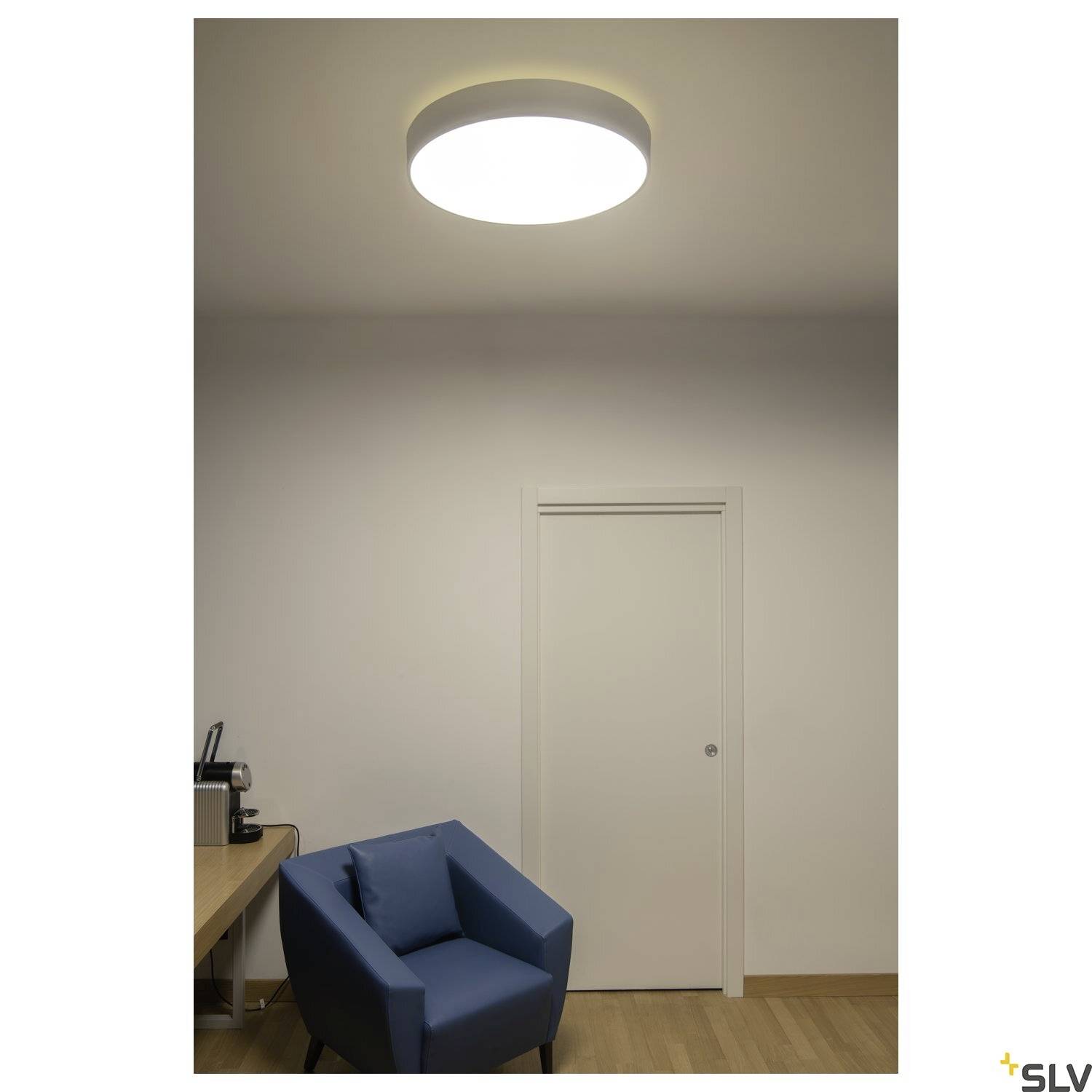 SLV 1001880 MEDO 90 AMBIENT Plafón LED LED instalado de forma fija 78 W Gris-5