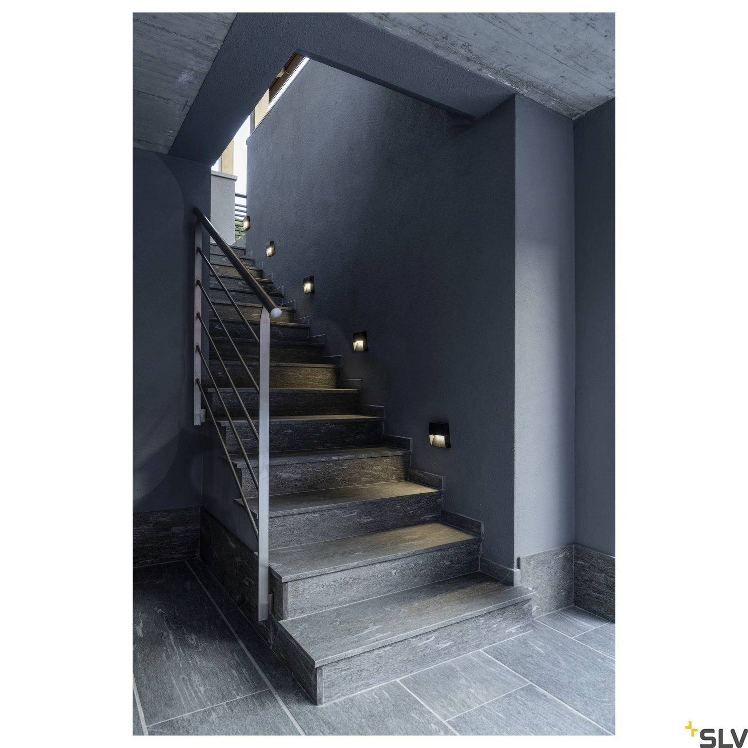SLV DOWNUNDER OUT 1002869 Apliques de pared para exteriores Antracita-4