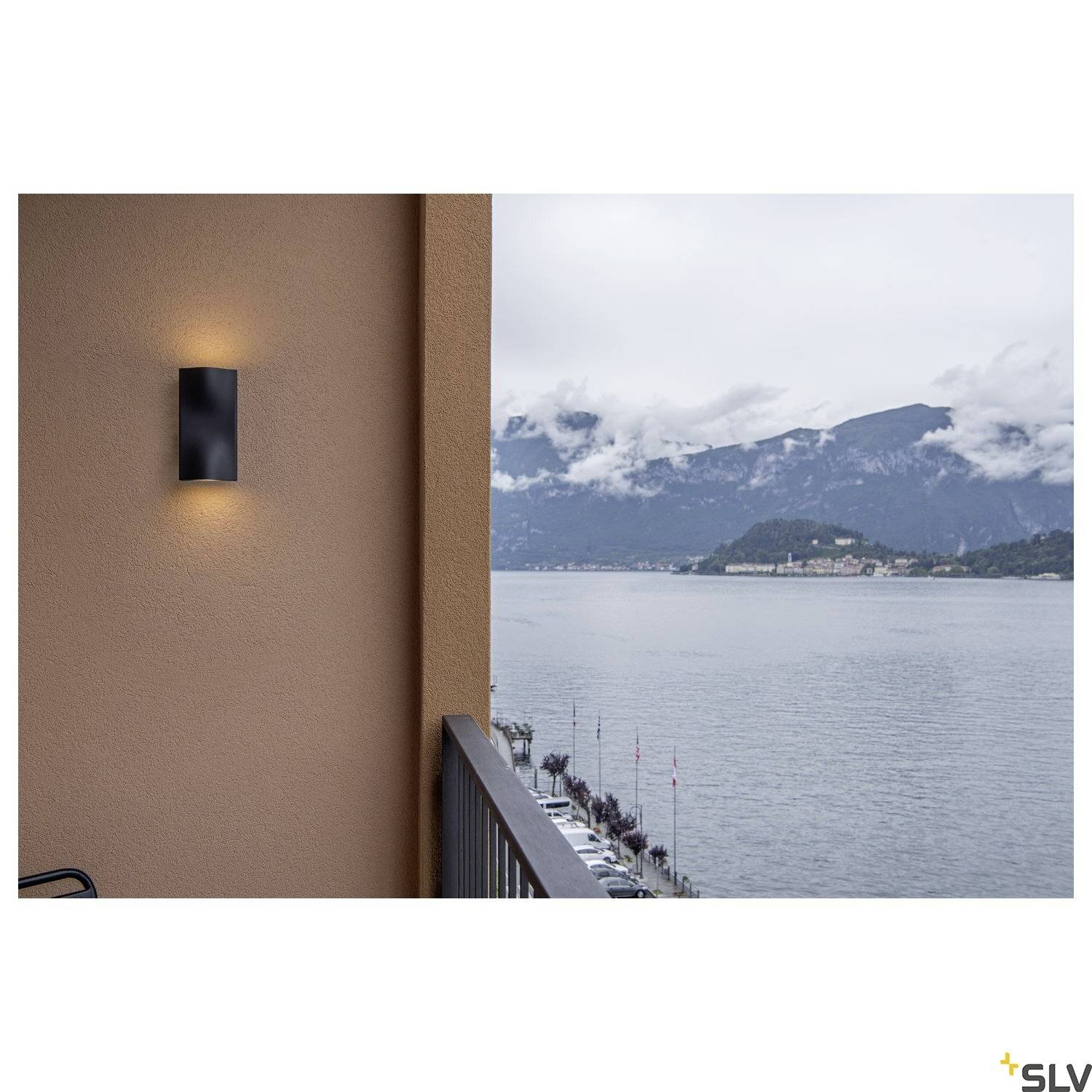 SLV VILUA 1002505 Apliques de pared para exteriores LED LED instalado de forma fija Antracita-4