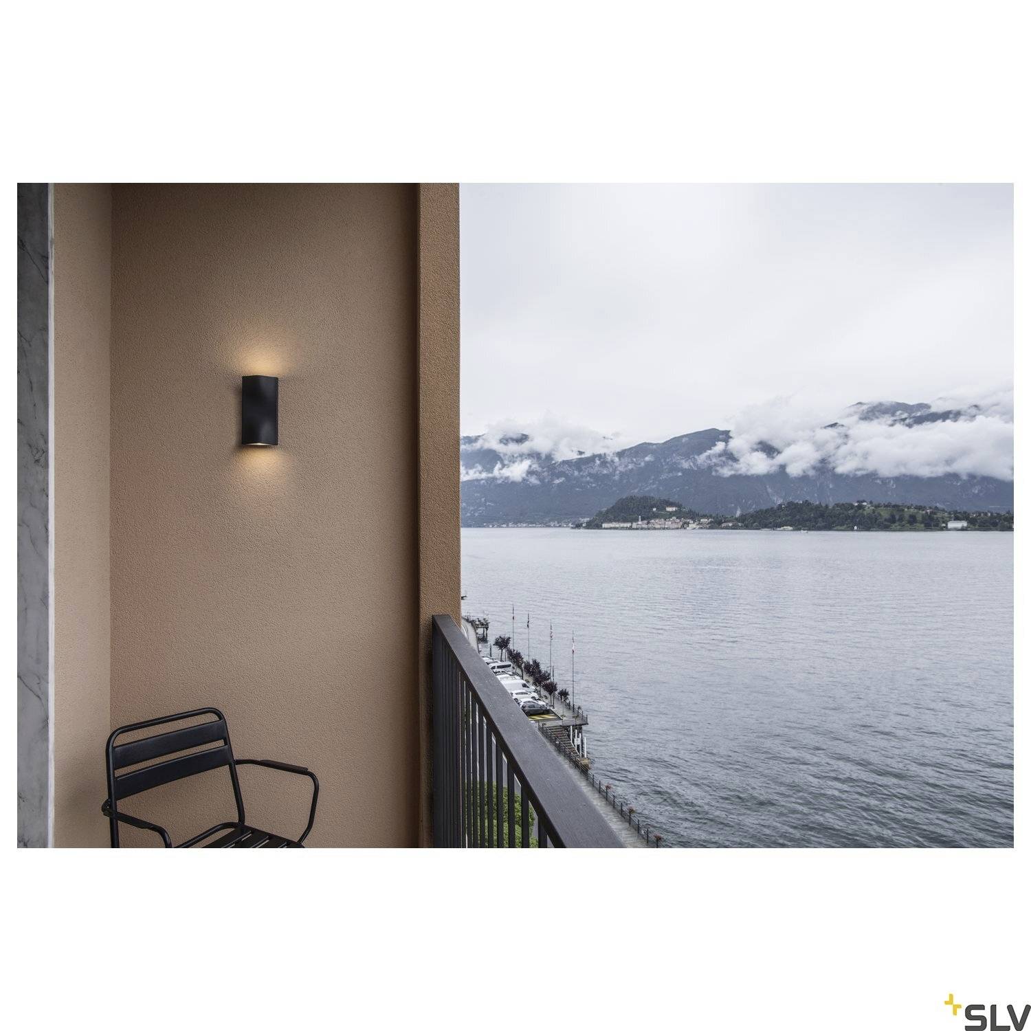 SLV VILUA 1002505 Apliques de pared para exteriores LED LED instalado de forma fija Antracita-5