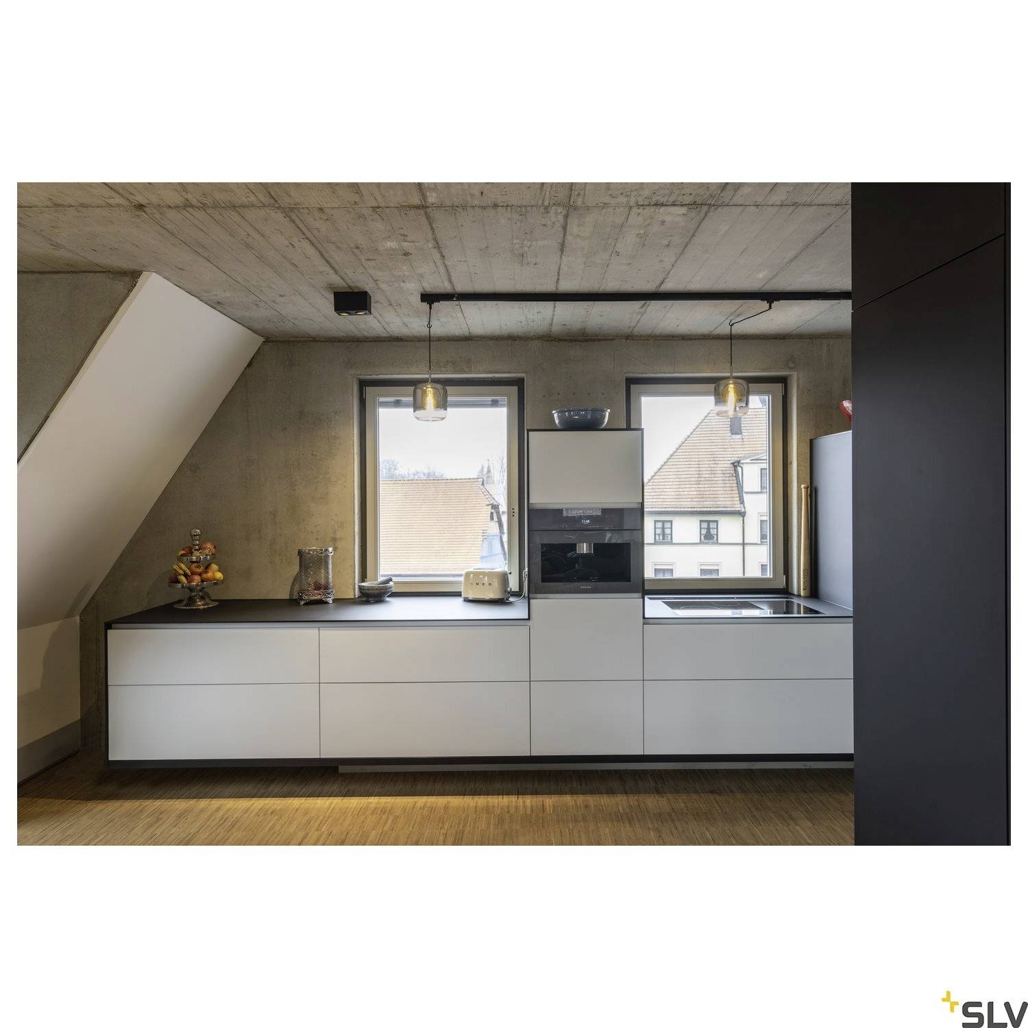 SLV 1002005 TRILEDO Plafón GU10 Schwarz-4