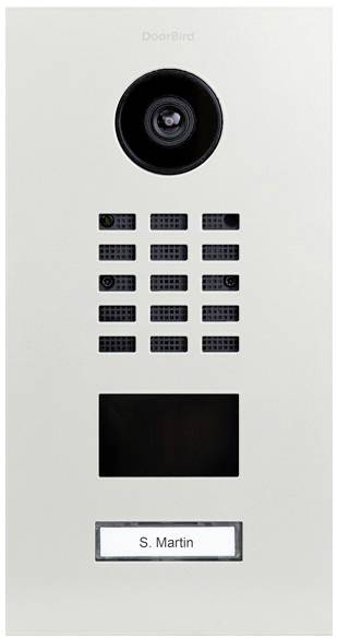 DoorBird D2101V Intercomunicador de puerta con vídeo IP LAN Unidad exterior Blanco (RAL 9016)