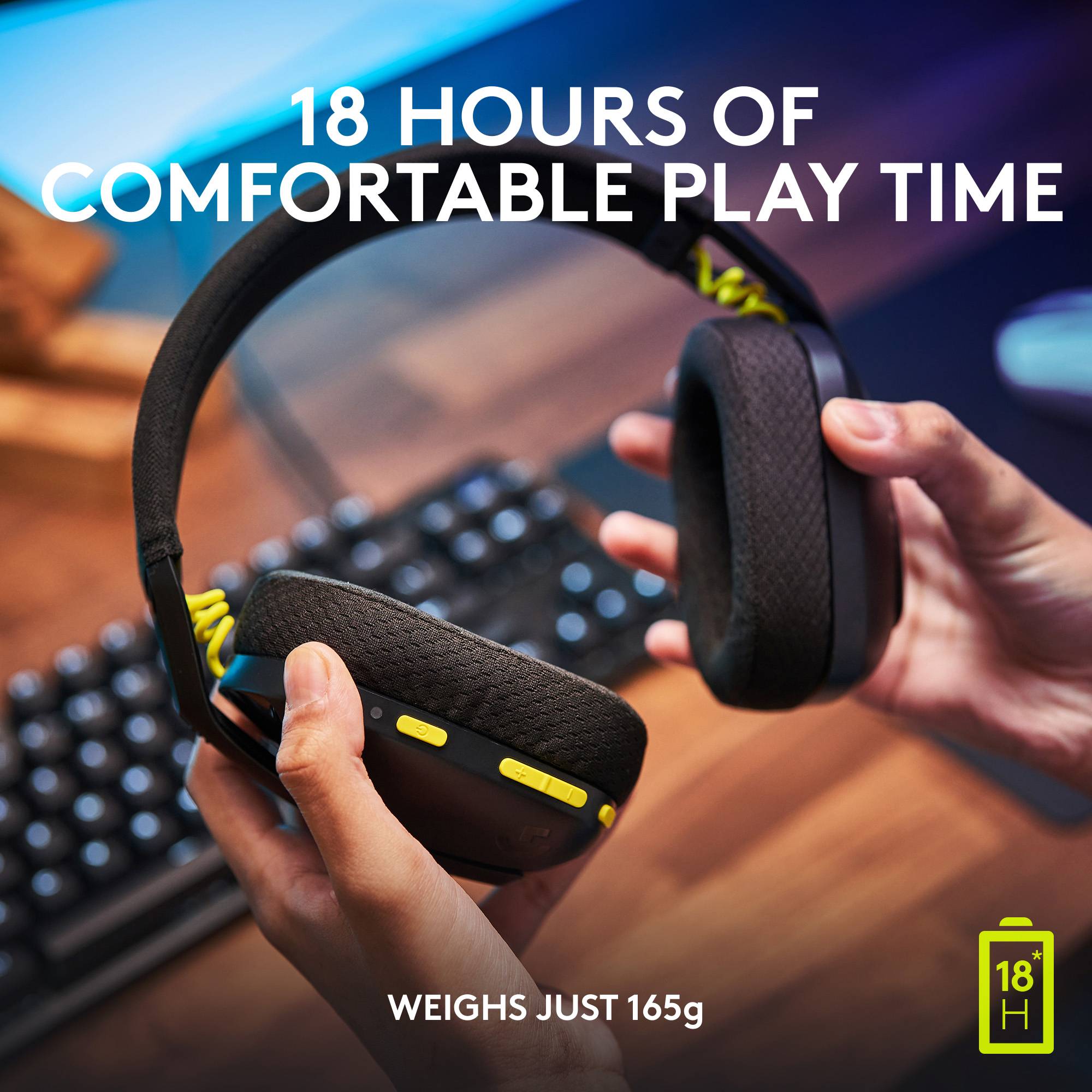 Logitech G435 LIGHTSPEED Auriculares circumaurales Bluetooth® Estéreo Schwarz Limitación de volumen Videojuegos-5