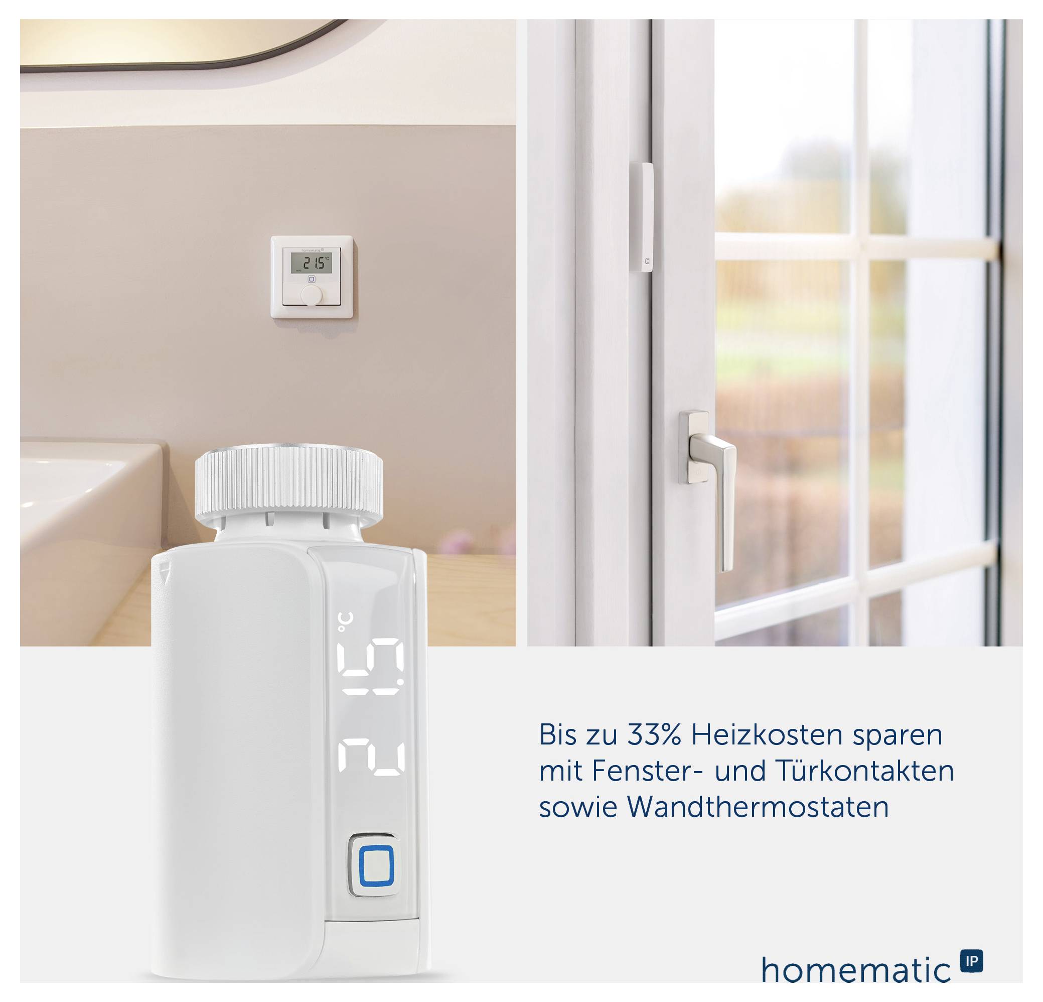 Homematic IP Radiotransmisión Termostato de radiador Evo - HmIP-eTRV-E-5