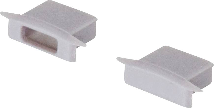 EVN FLAT3PAK-SET FLAT3PAKSET Tapa final de perfil Plástico (Lon. x Anch.) 11.60 mm x 22.70 mm Piece 1 UD(S).-0