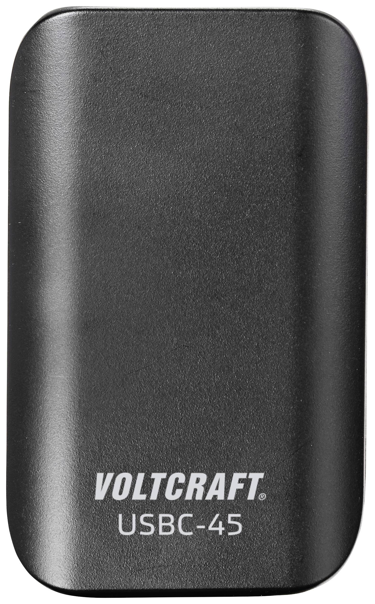 VOLTCRAFT USBC-45 Cargador USB 45 W 5 V/DC, 20 V/DC 3 A Suministro de potencia USB (USB-PD)-1
