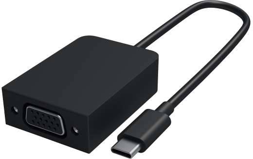 Microsoft USB 2.0 Adaptador [1x Conector USB-C® - 1x Conector hembra VGA] Surface USB-C to VGA Adapter 4K UHD-0