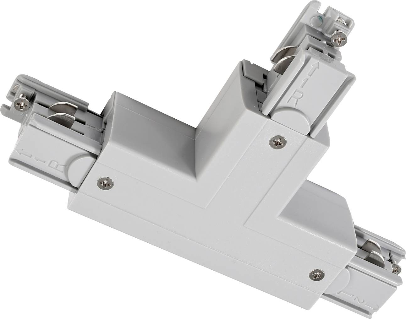 Deko Light 710031 D Line T-Verbinder rechts-rechts-links mit Wechselmechanik Componente de alto voltaje con sistema de r-0