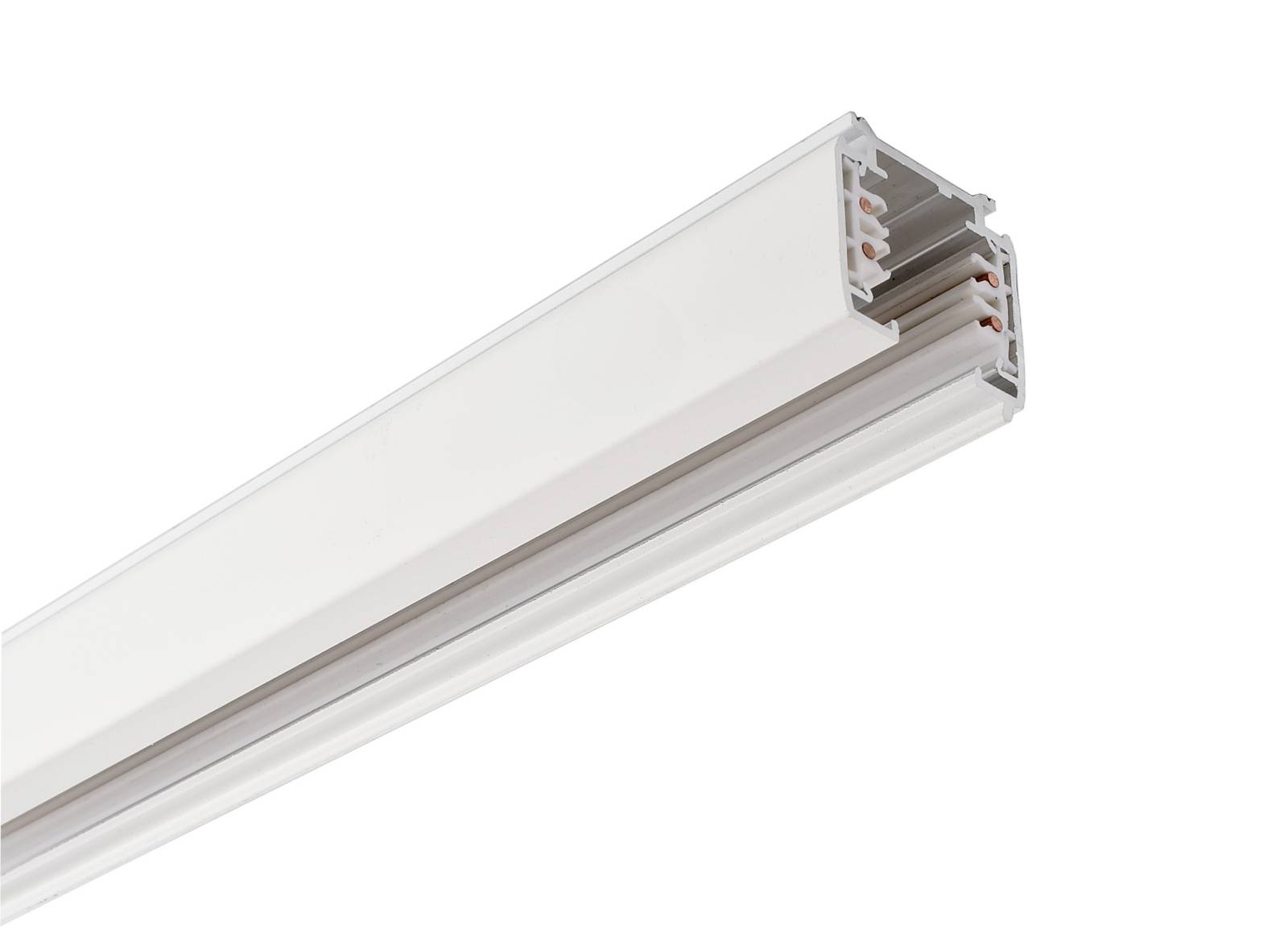 Deko Light 710006 D Line Aufbaustromschiene 3m Componente de alto voltaje con sistema de riel Barra colectora 3phasig Blanco