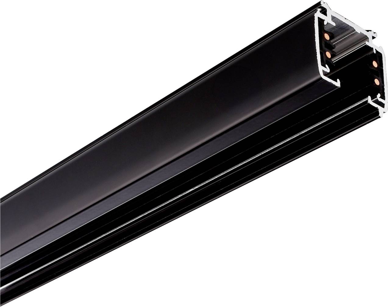 Deko Light 710005 D Line Aufbaustromschiene 2m Componente de alto voltaje con sistema de riel Barra colectora 3phasig Schwarz