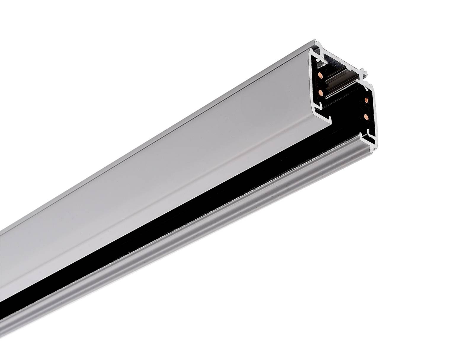 Deko Light 710004 D Line Aufbaustromschiene 2m Componente de alto voltaje con sistema de riel Barra colectora 3phasig Gris