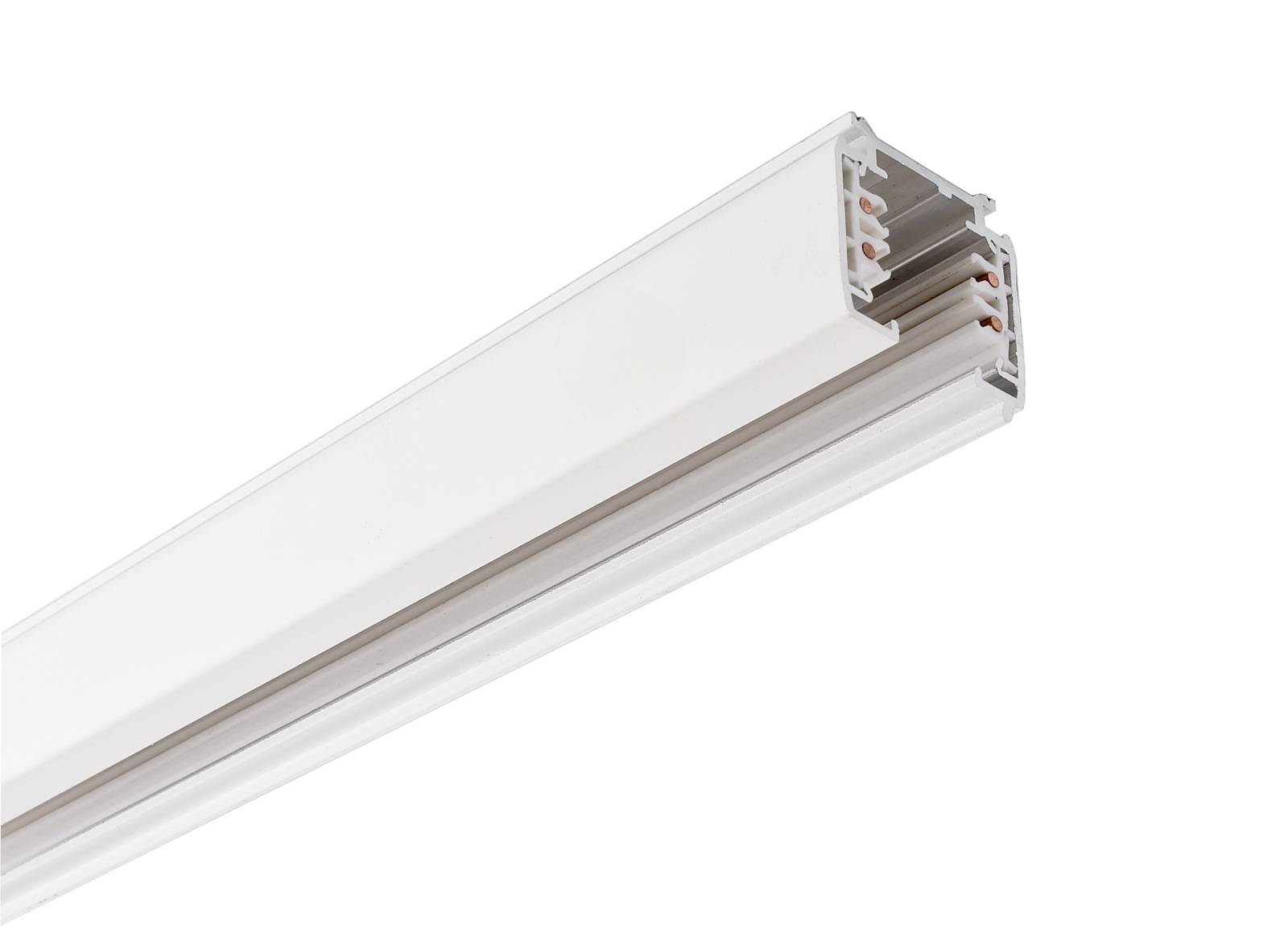 Deko Light 710003 D Line Aufbaustromschiene 2m Componente de alto voltaje con sistema de riel Barra colectora 3phasig Blanco