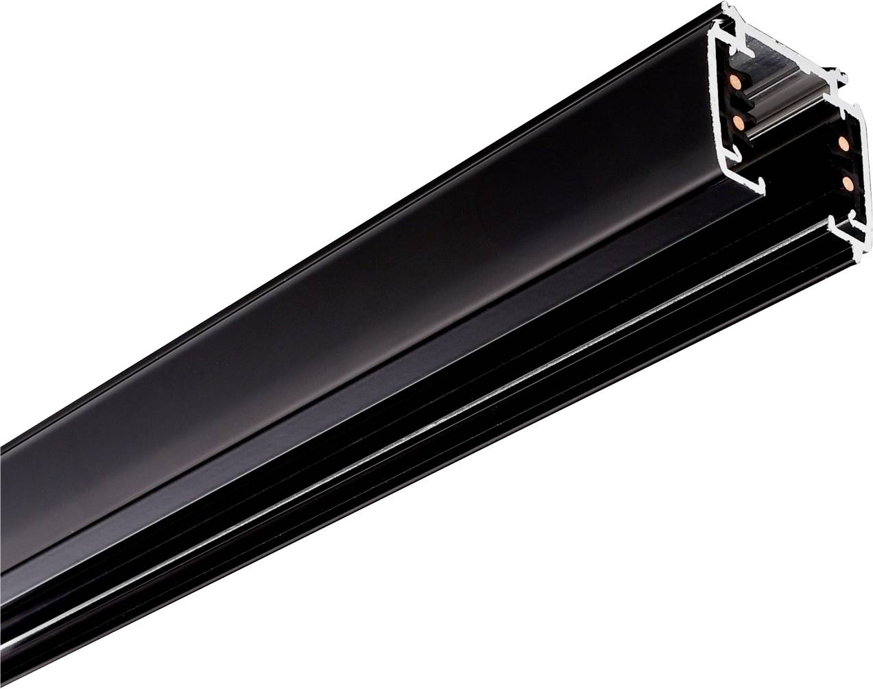 Deko Light 710002 D Line Aufbaustromschiene 1m Componente de alto voltaje con sistema de riel Barra colectora 3phasig Schwarz