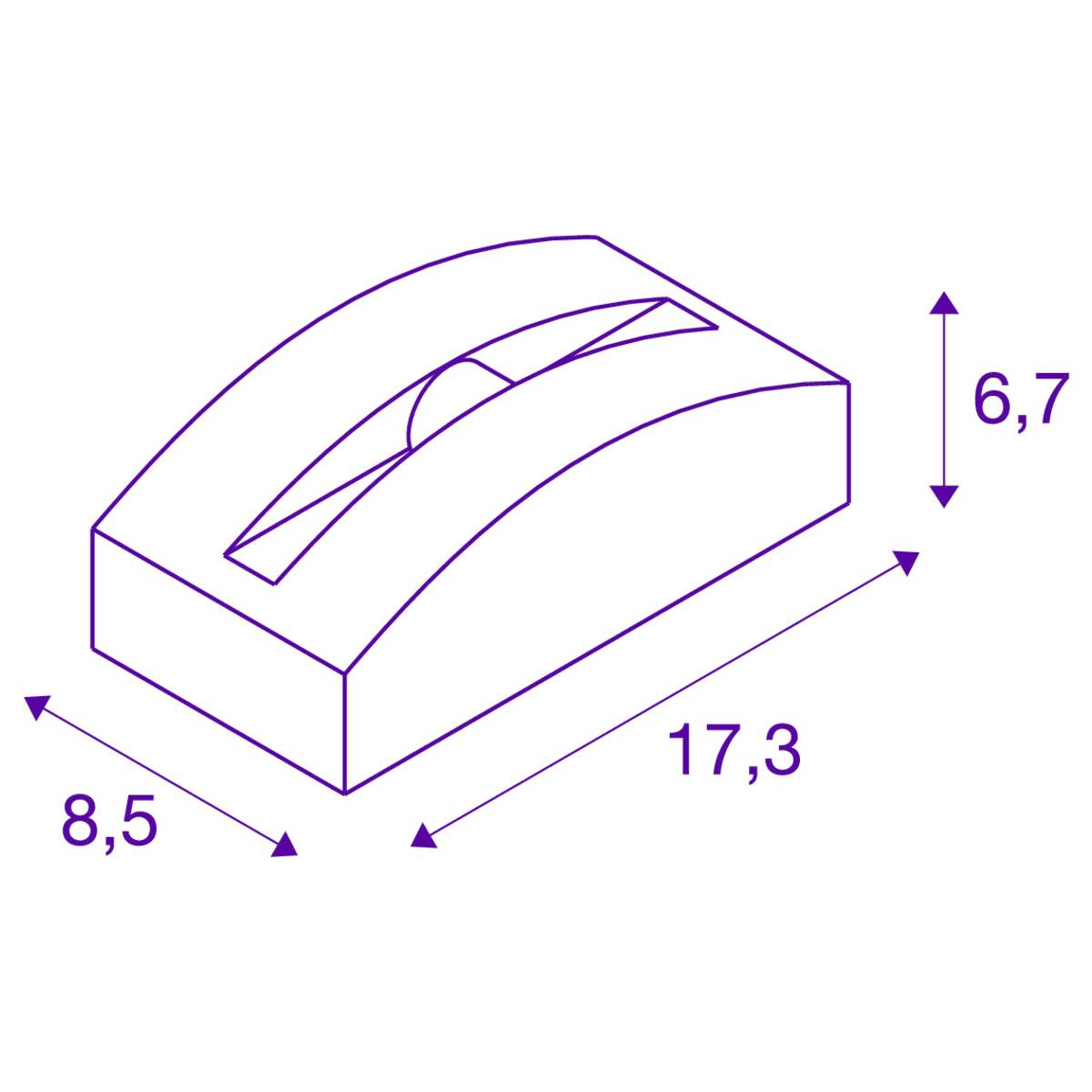 SLV 1003518 OUT-BEAM FRAME Plafón LED LED LED instalado de forma fija 3.5 W Antracita-5