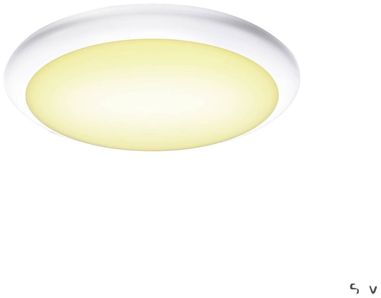 SLV 1005089 RUBA 27 Plafón LED LED LED instalado de forma fija 12 W Blanco