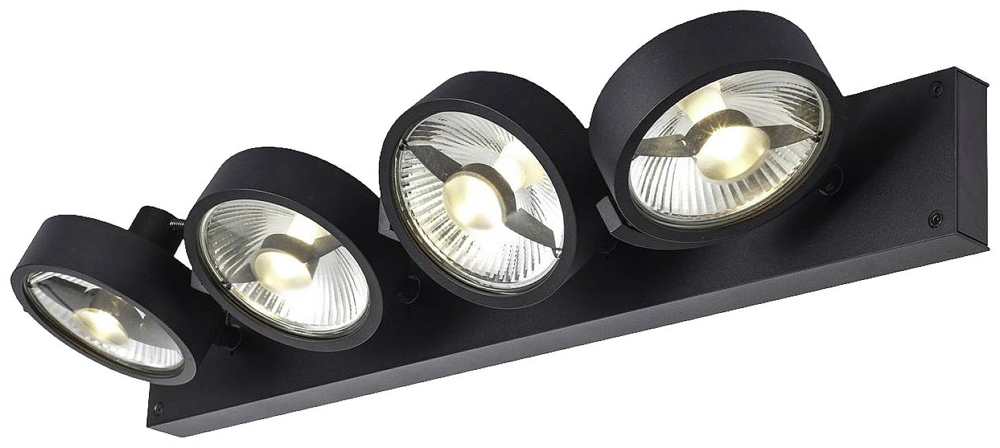 SLV 1002023 KALU Plafón GU10 75 W Schwarz-2