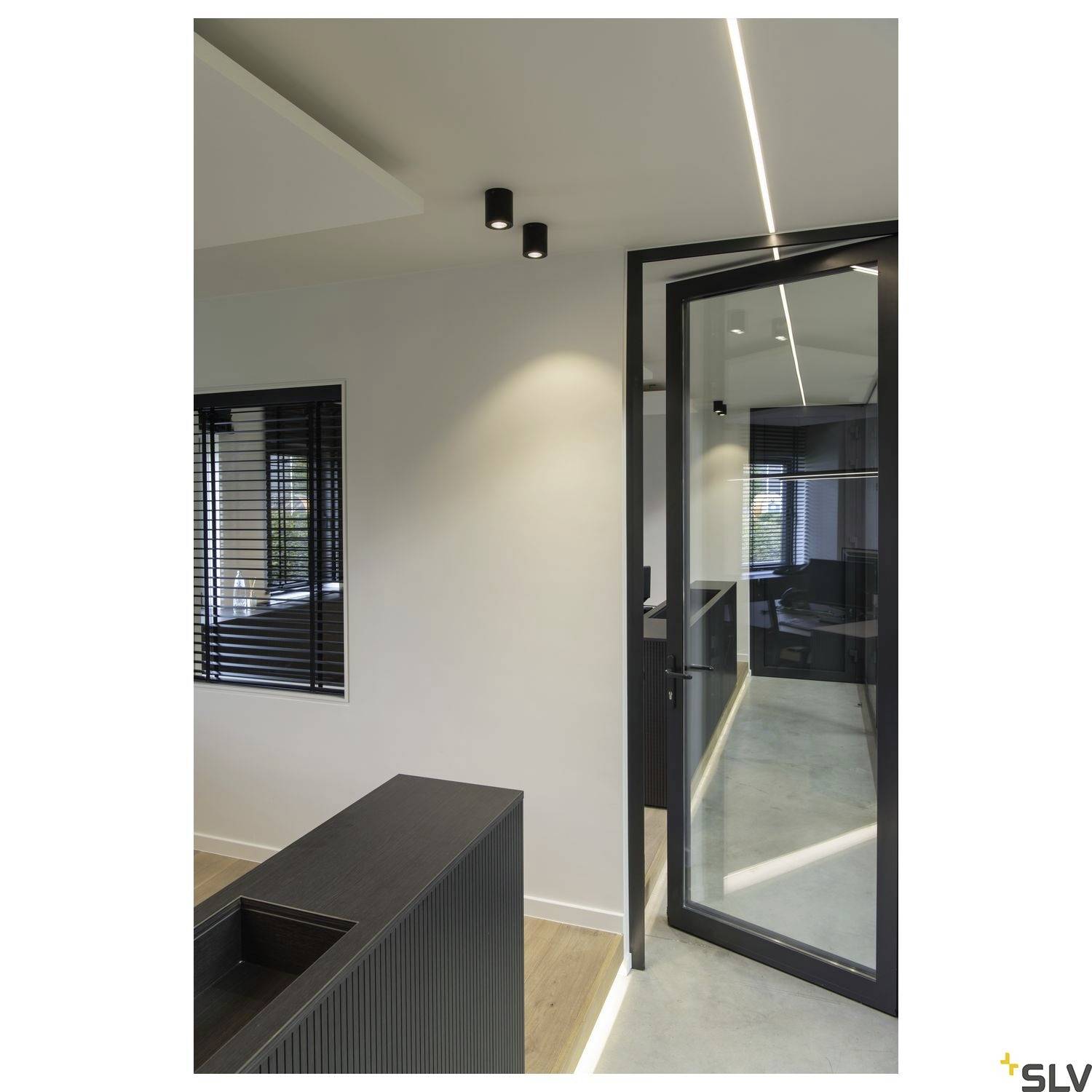 SLV 1002010 TRILEDO Plafón GU10 Schwarz-2
