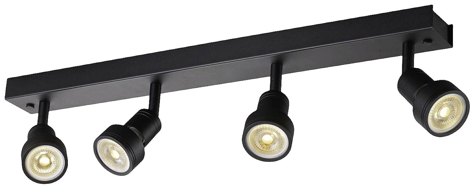 SLV 1002029 PURI Plafón GU10 50 W Schwarz-1
