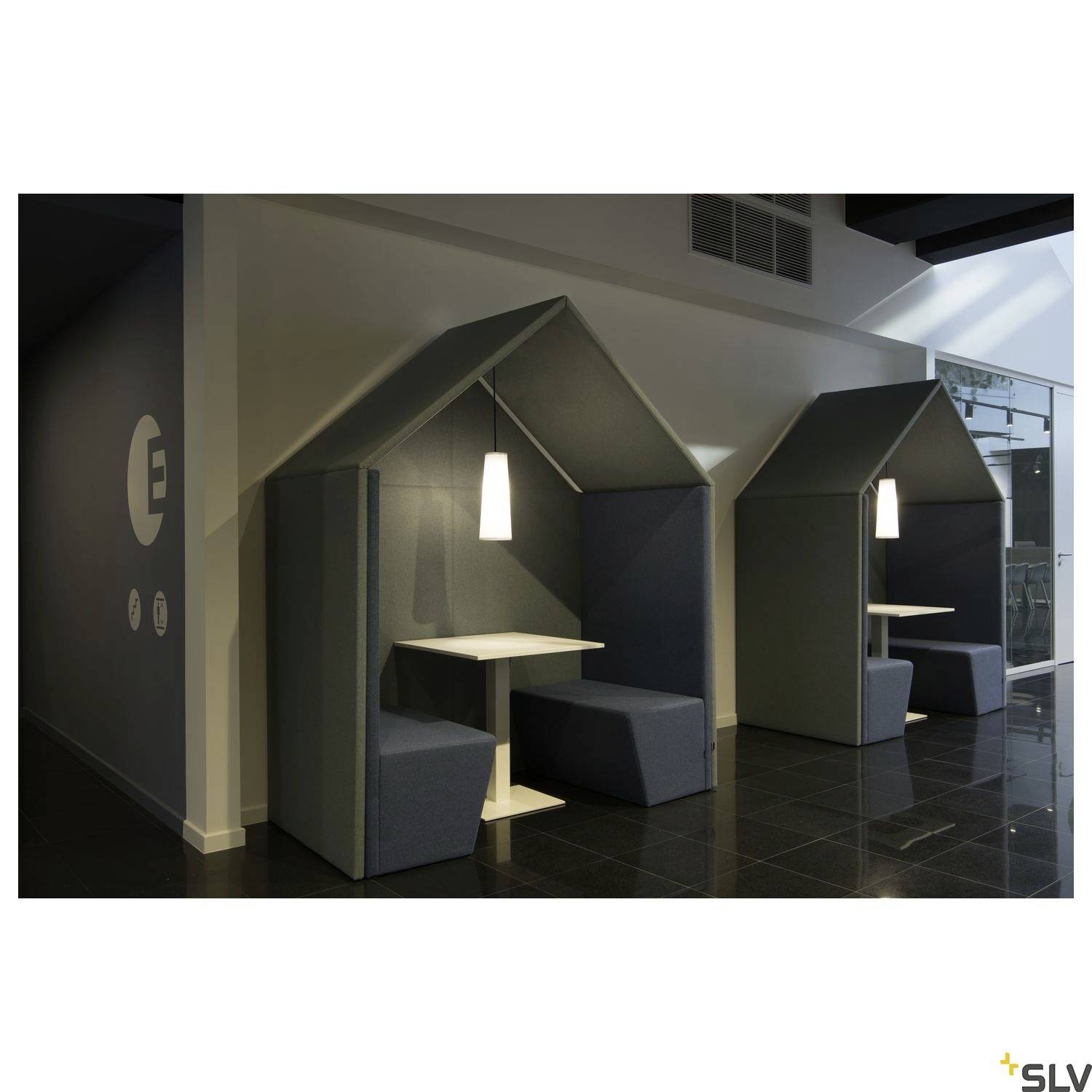 SLV FENDA 132660 Luminaria pendular E27 60 W Schwarz-18