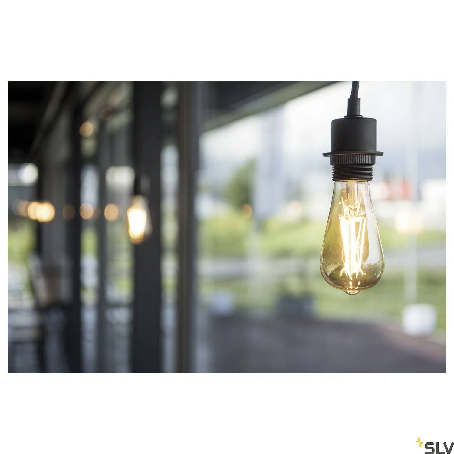 SLV FENDA 132660 Luminaria pendular E27 60 W Schwarz-20