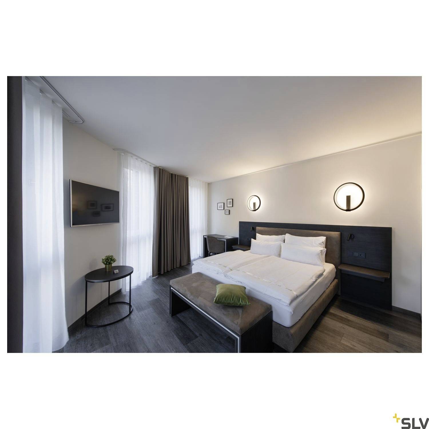 SLV ONE 40 1002915 Apliques LED de pared LED instalado de forma fija 14 W Schwarz-7