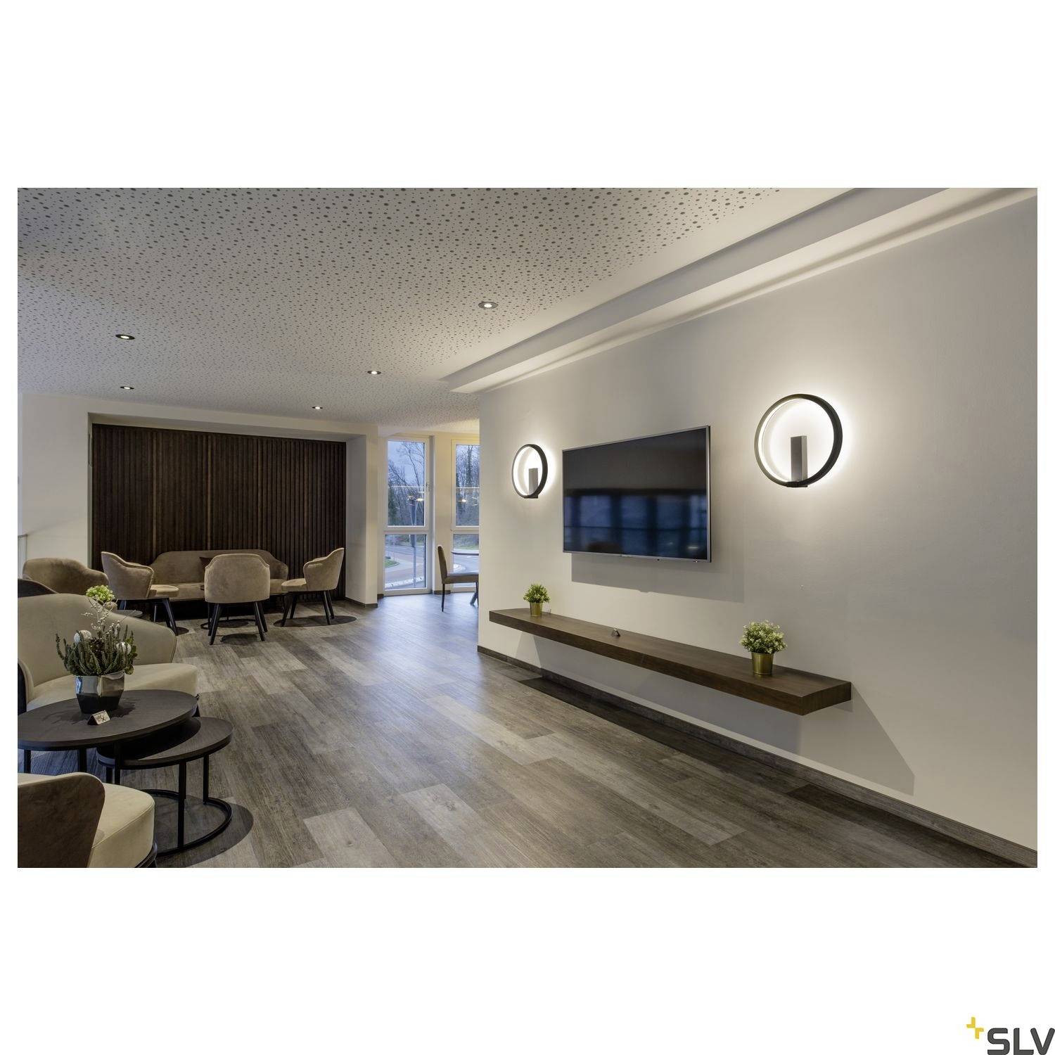 SLV ONE 40 1002915 Apliques LED de pared LED instalado de forma fija 14 W Schwarz-8